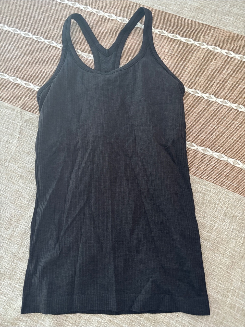 Black Racerback Tank Top
